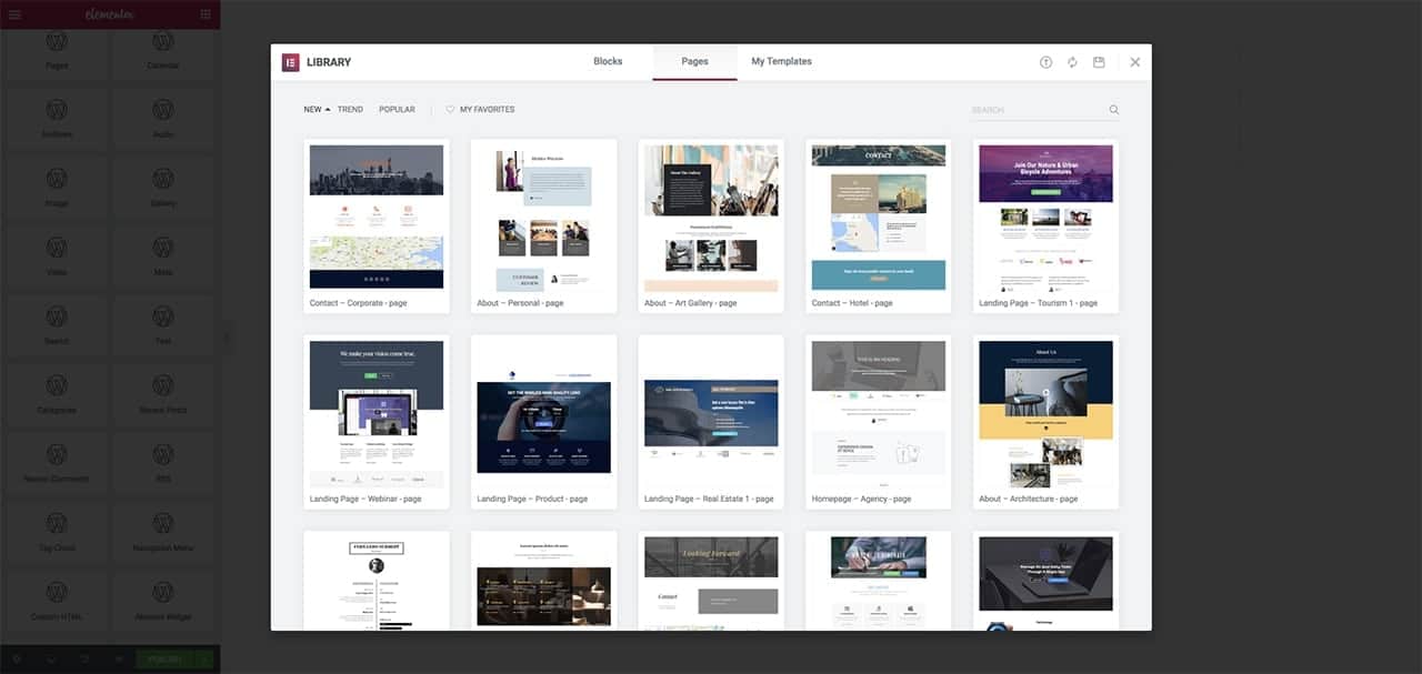 Elementor Templates