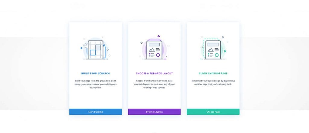 building a layout from scratch in Divi