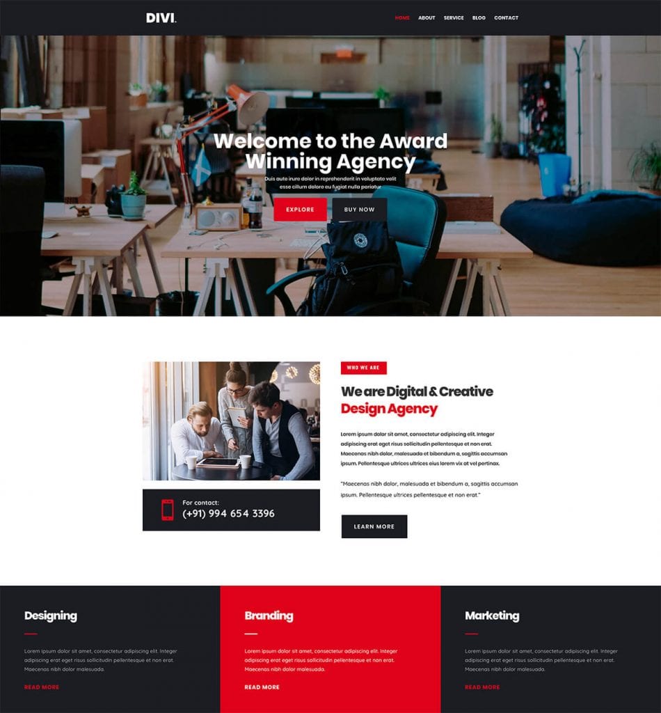 website preview