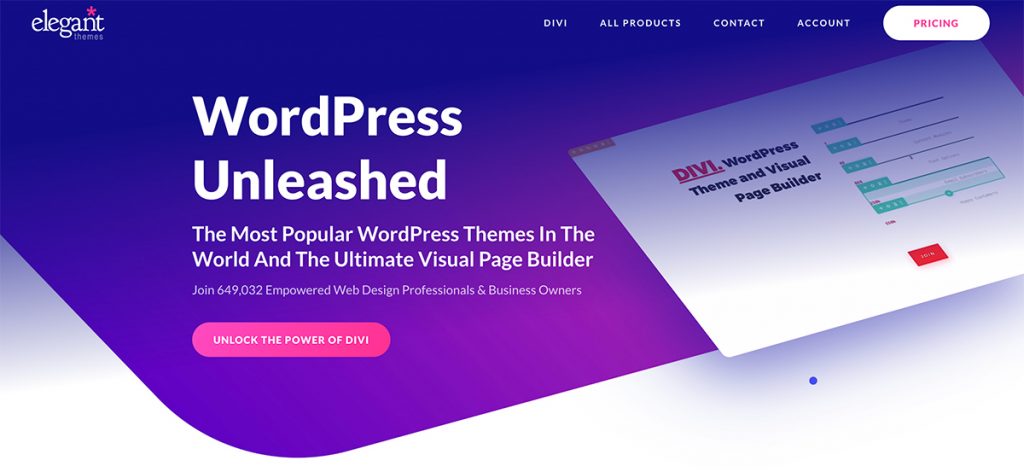 Divi by Elegant Themes