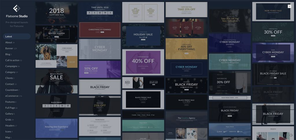 Flatsome theme layout options