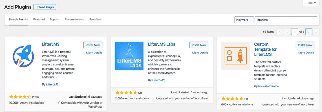 Installing LifterLMS