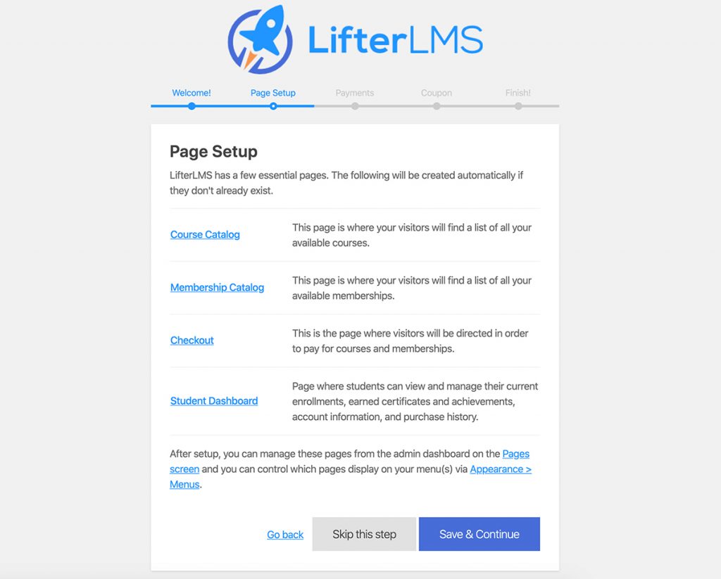 Setting up LifterLMS