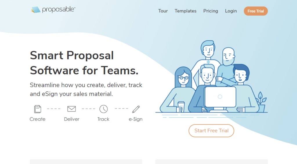 Proposable homepage