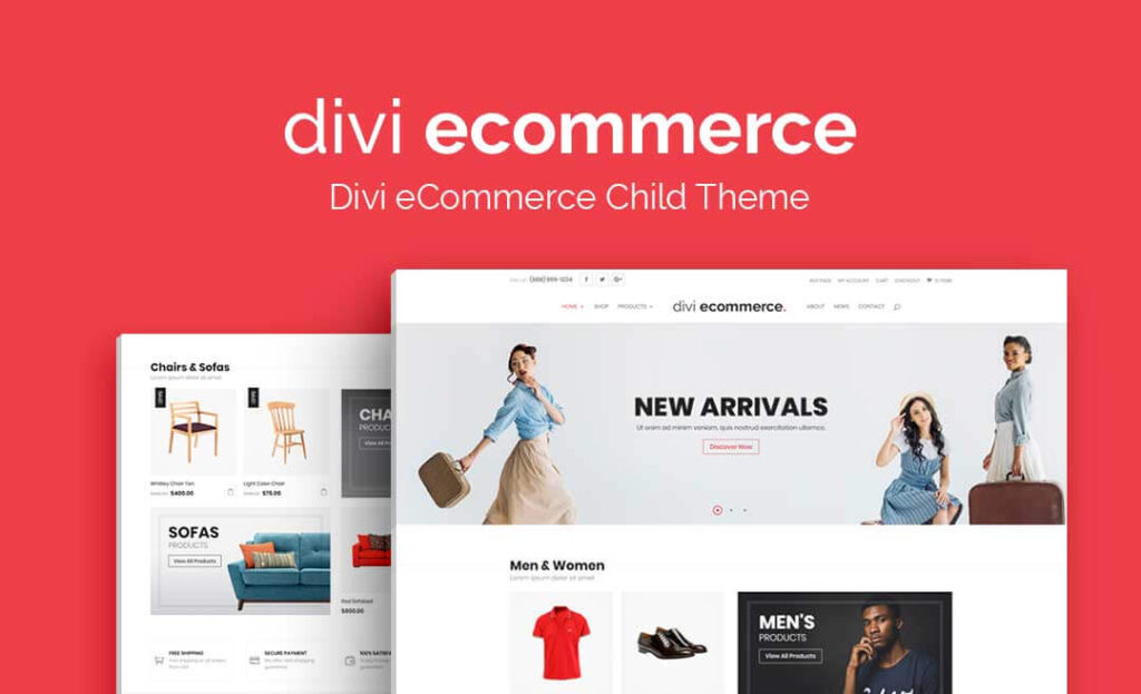 Divi Ecommerce child theme
