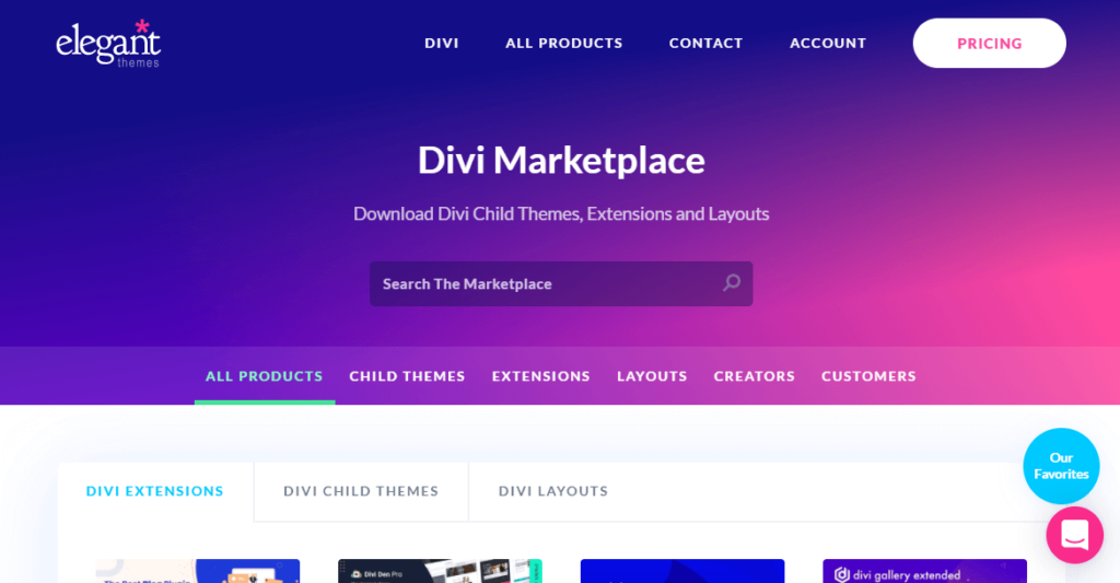 Divi Marketplace