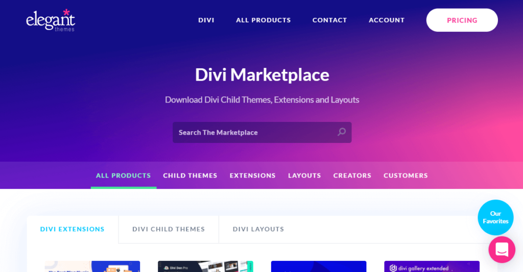 Divi Marketplace
