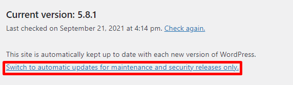 See WordPress current version