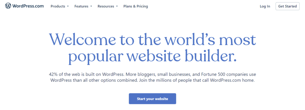 Welcome to the world's most popular website builder