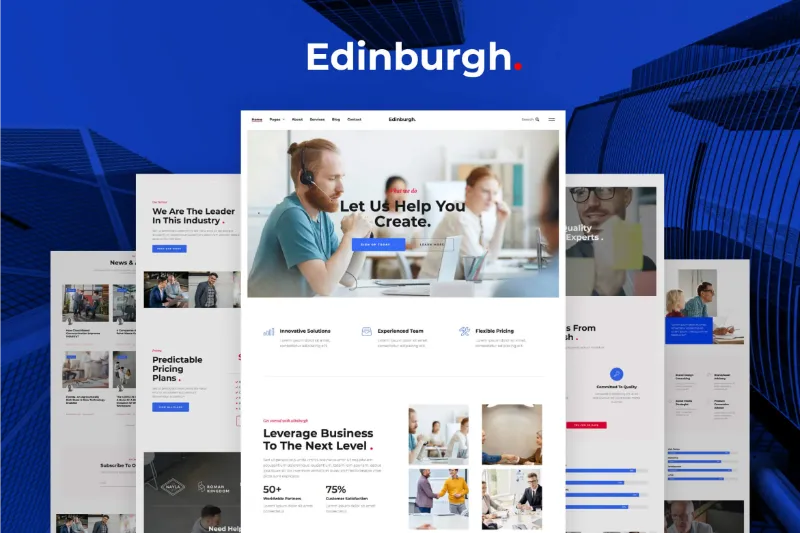 Edinburgh - Multipurpose Corporate Elementor Template Kit