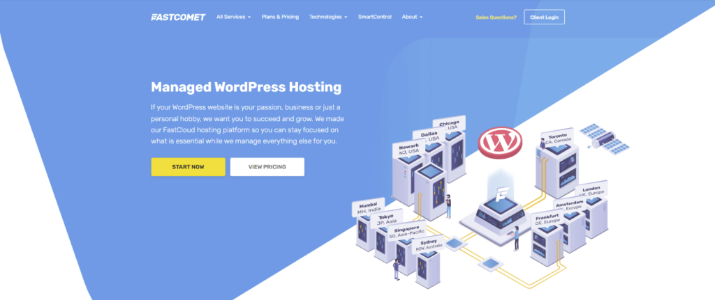 FastComet - Managed WordPress hosting