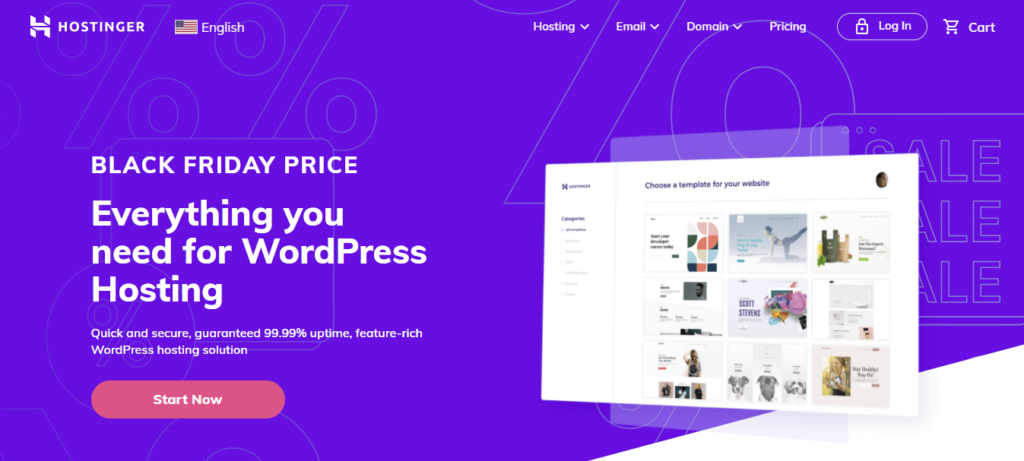 Hostinger - Everything you need for WordPress hosting