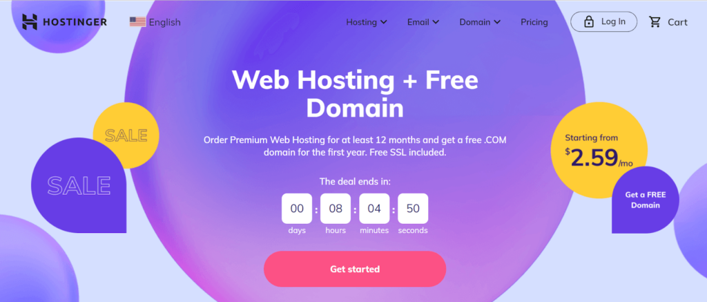 Hostinger – Save Up to 90%