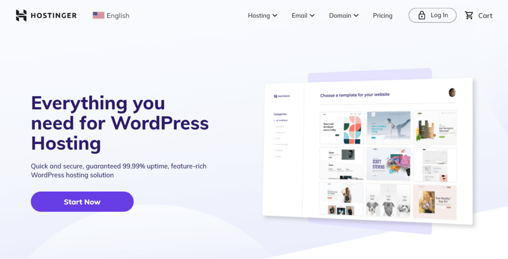 Everything you need for WordPress Hosting - Hostinger