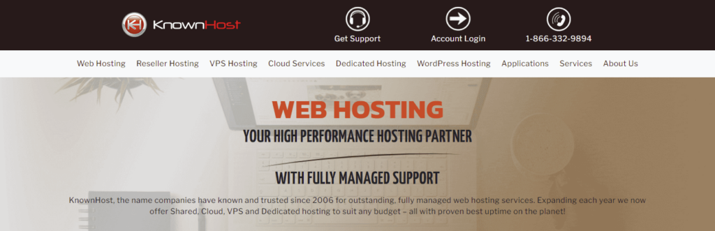 Knownhost - Your high performance hosting partner with fully managed support
