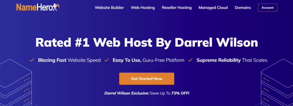 Namehero - Rate #1 web host by Darrel Wilson