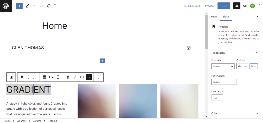 Drag-and-drop page editor - WordPress.com