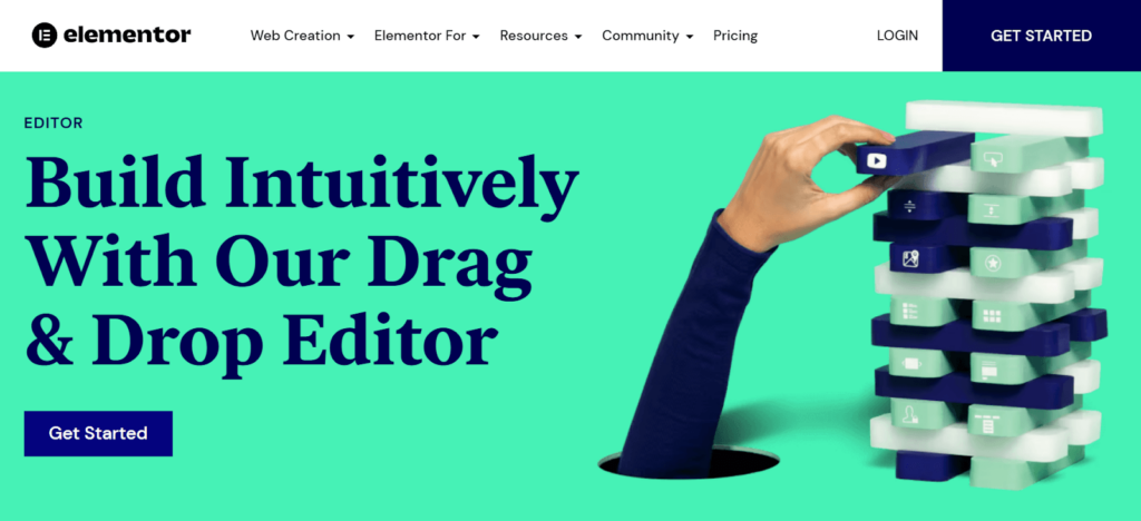 Elementor: Build intuitively with our drag and drop editor