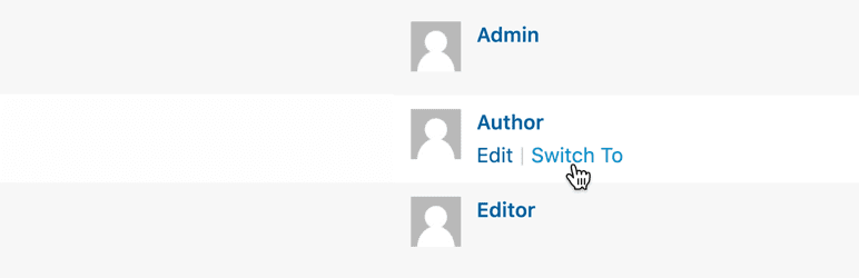 Plugin: User Switching