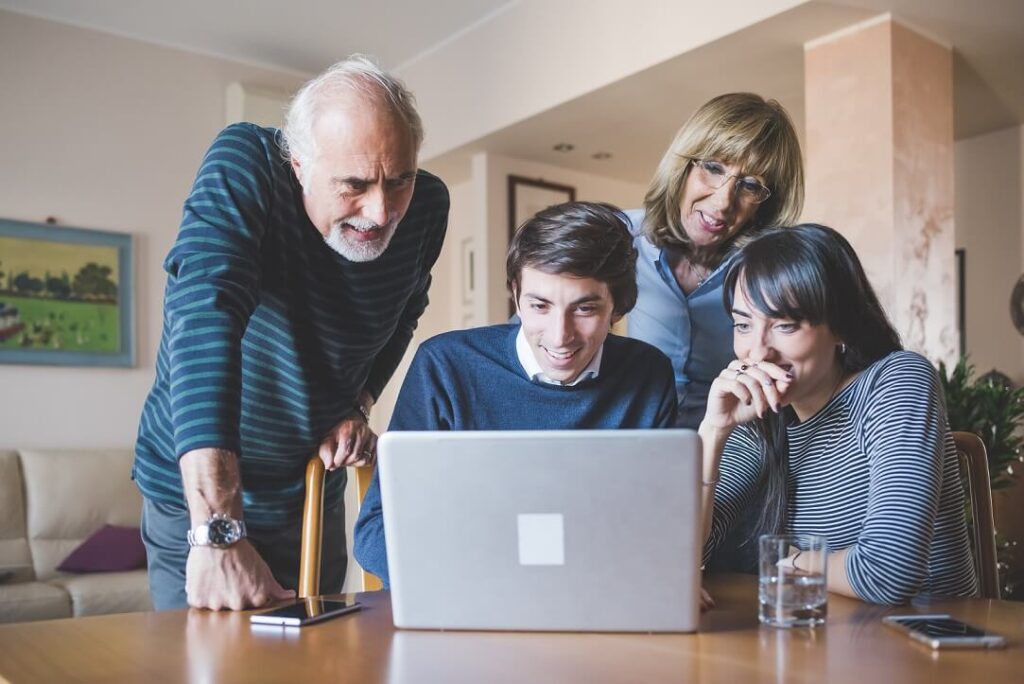 Telling the family about your new directory website