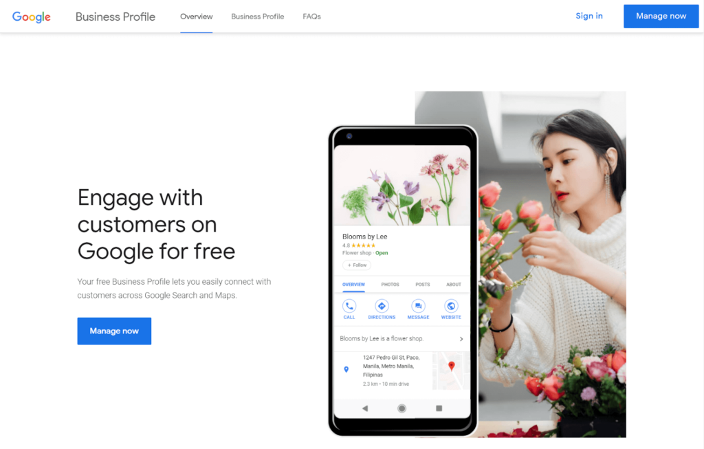 Engage with customers on Google for free