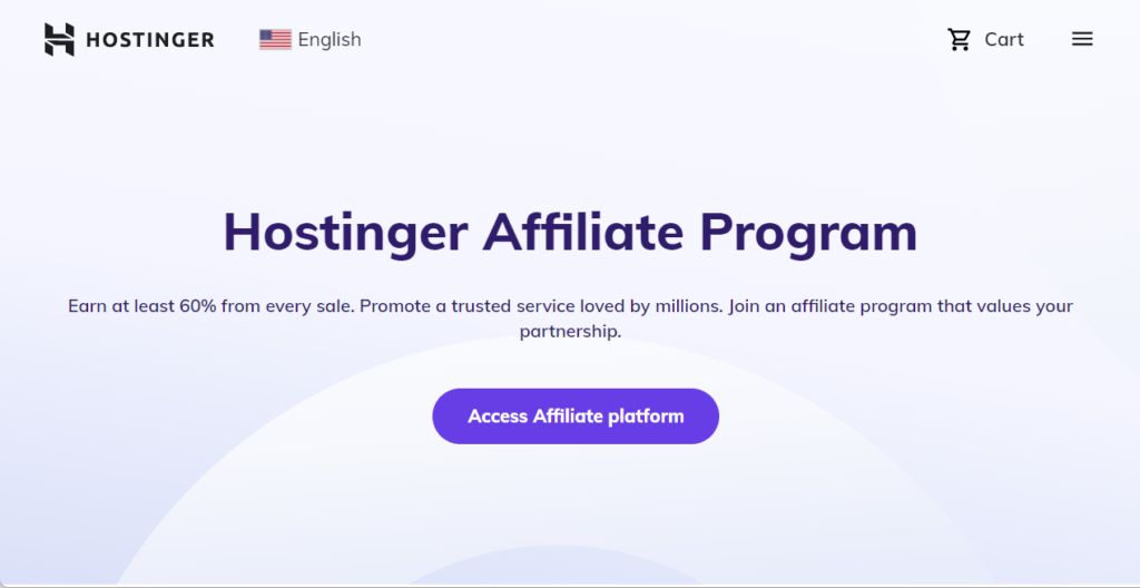 Hostinger Affiliate Program