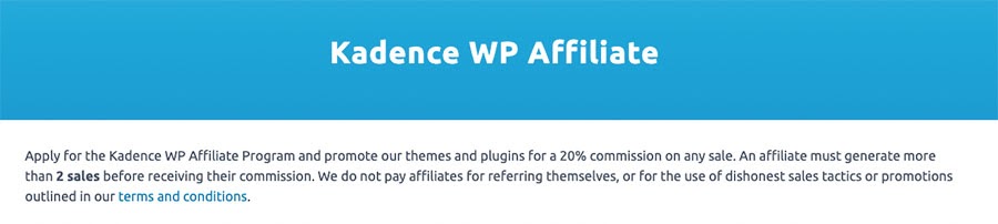 Kadence WP Affiliate