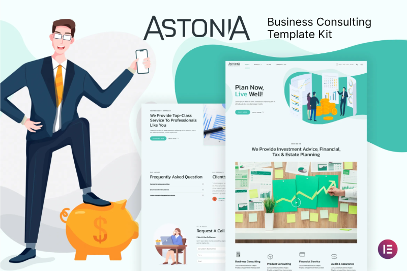 Astonia - Business Consulting Elementor Template Kit