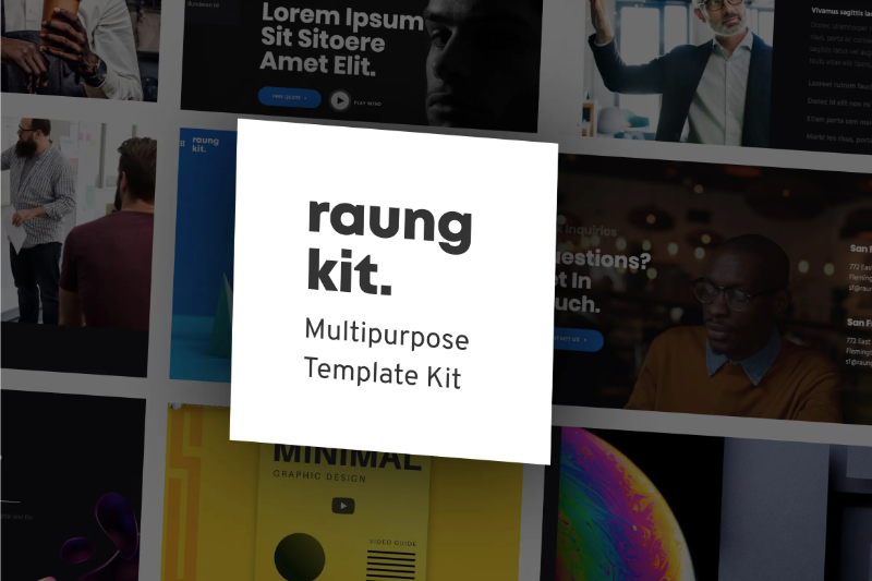 Raung - Multipurpose Elementor Template Kit