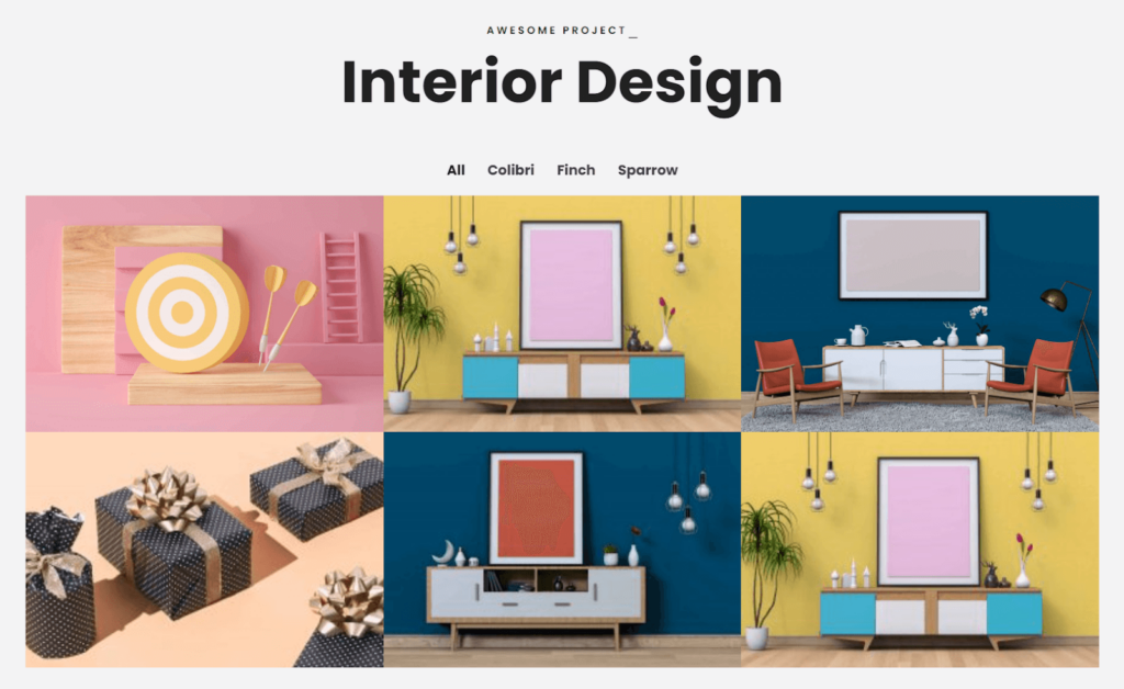 A clean portfolio website design by Qreato
