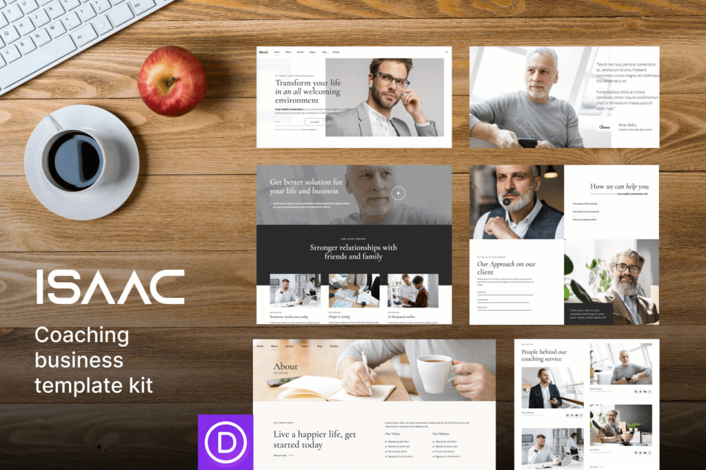 Business Coaching Divi Layout Kit