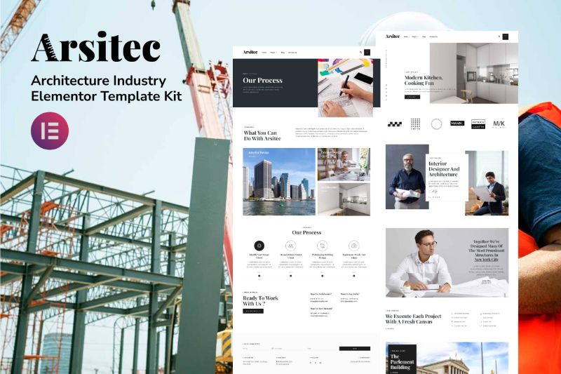 Arsitec - Architecture and Interior Elementor Template Kit