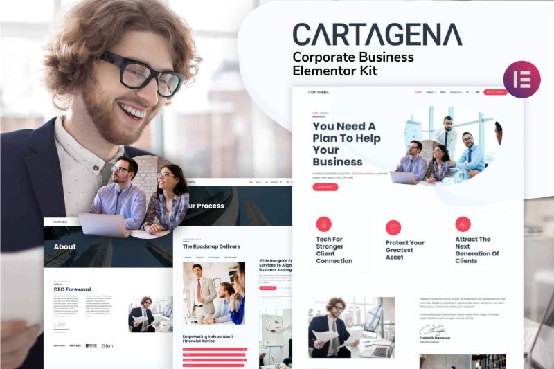 Cartagena - Corporate Business Elementor Template Kit