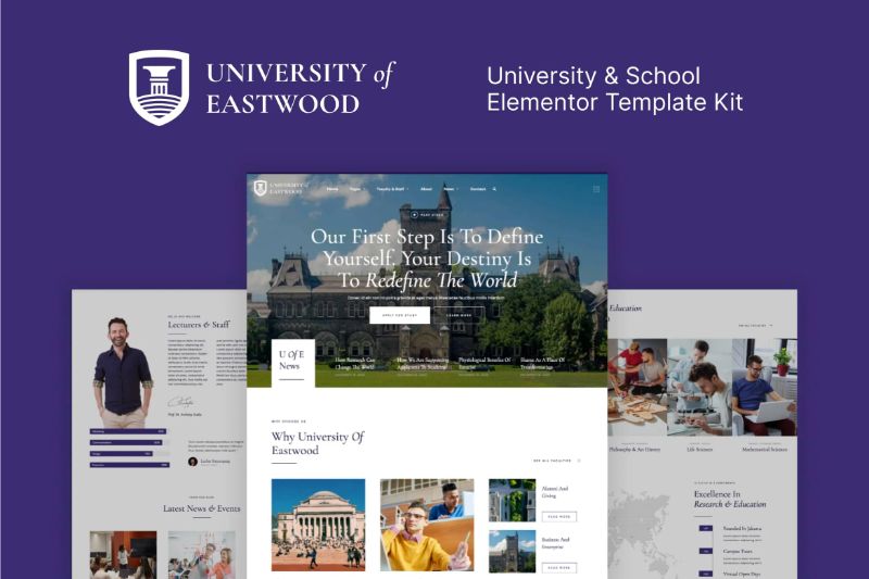 Eastwood - University School Elementor Template Kit