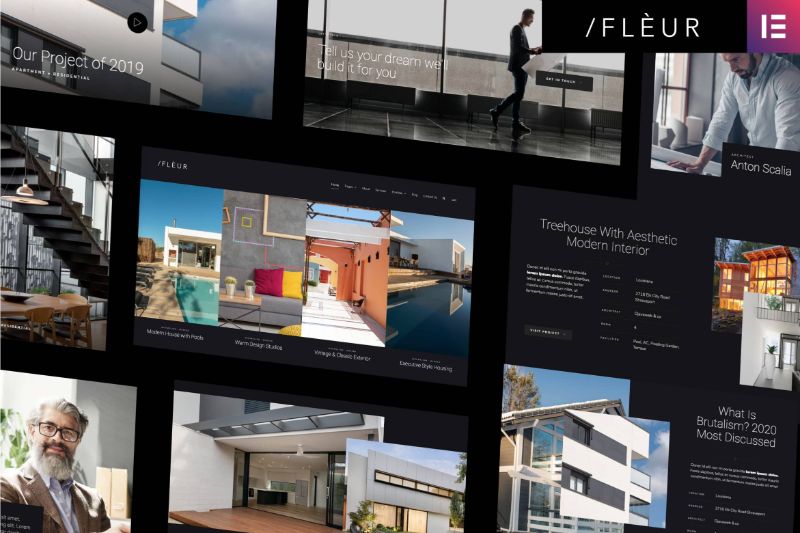 Fleur - Architecture & Interior Elementor Template Kit
