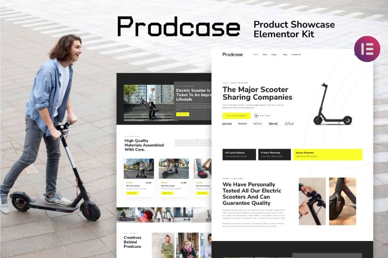 Prodcase - Product Launch Showcase Elementor Template Kit