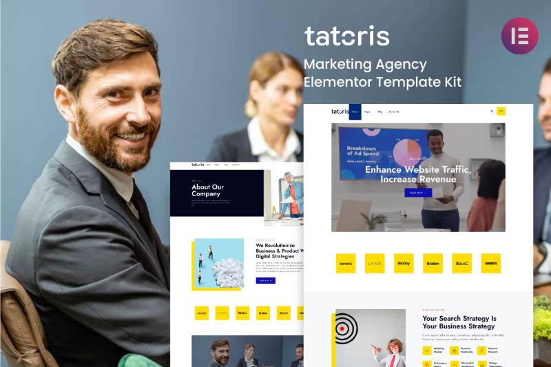Tatoris - Marketing Agency Elementor Template Kit