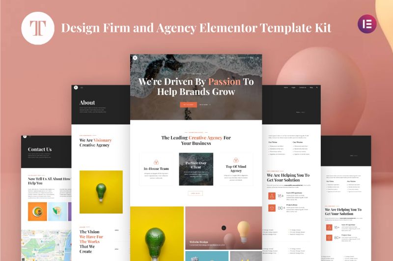 Terrano - Design Firm Agency Elementor Template Kit