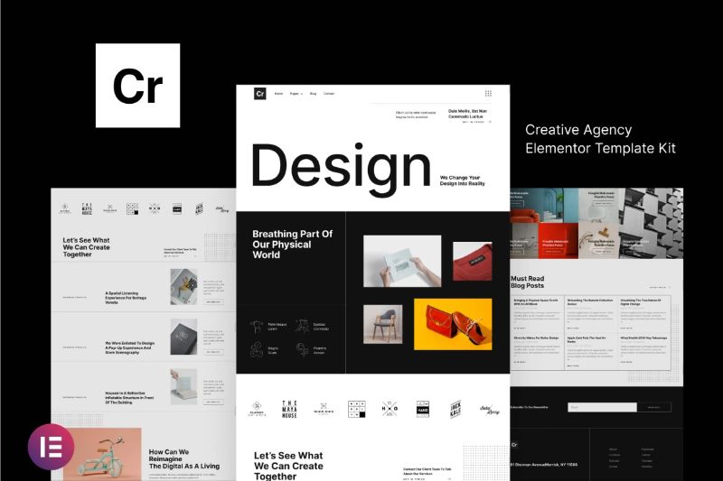 Crispin - Creative Agency Elementor Template Kit