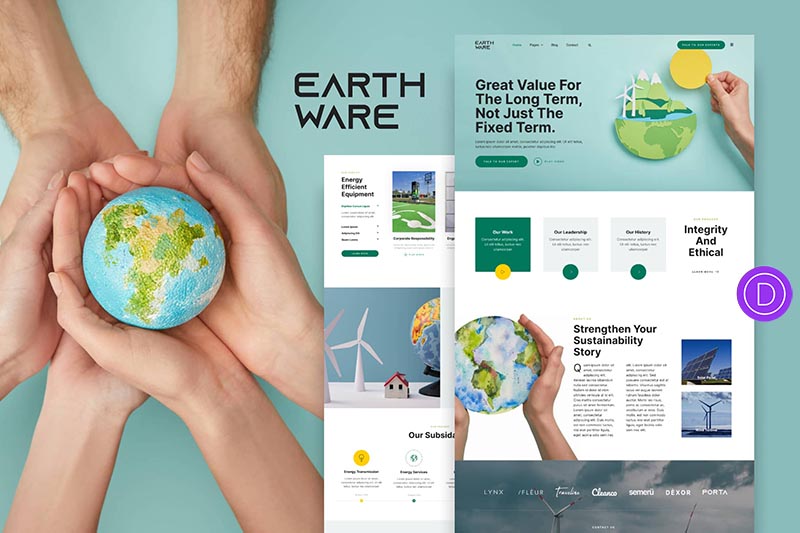 Earthware-—-Eco-Green-Renewable-Energy-Divi-Template-Kit