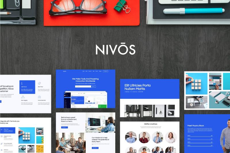 Nivos - Software Company Elementor Template Kit