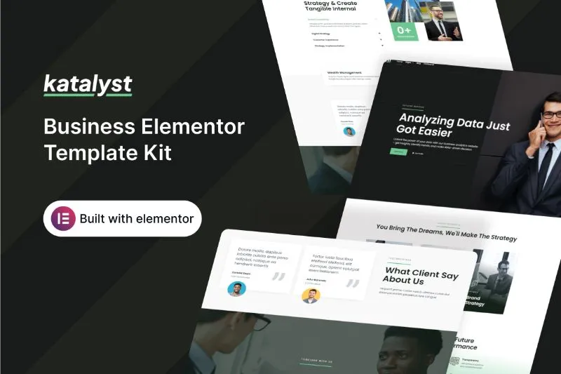 Katalyst - Business Elementor Template Kit