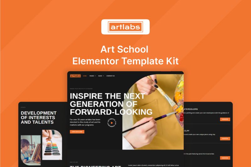 Artlabs - Art School Elementor Template Kit