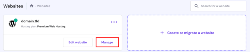 WordPress Installation Interface