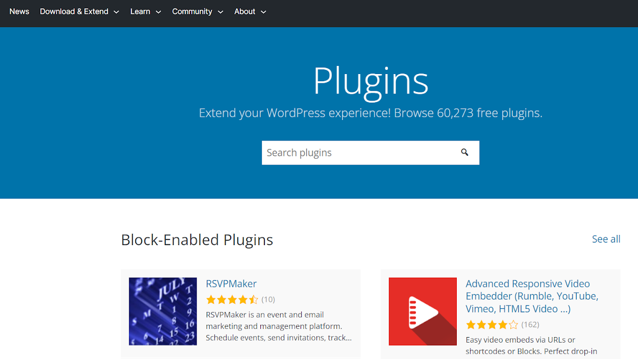 wordpress plugins