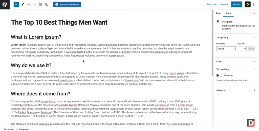 Adding Content To WordPress Post