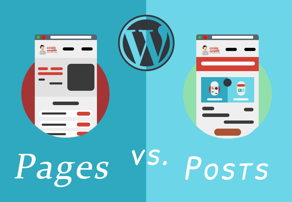 Pages vs Posts