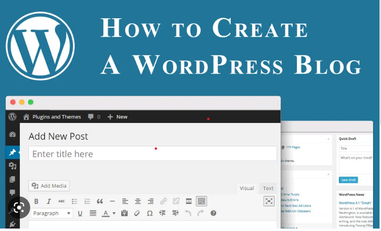 How to create a wordpress blog