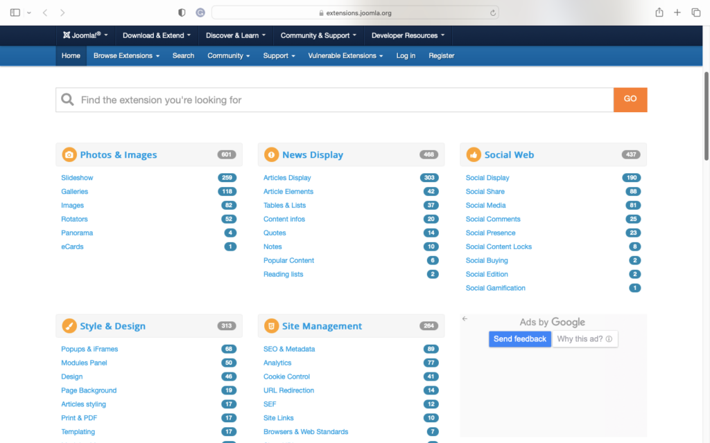 Joomla Extensions
