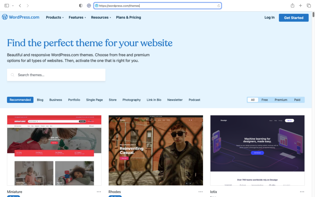 WordPress Themes